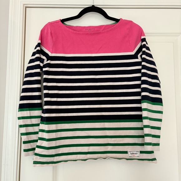 Talbots Women’s Multicolor Striped Cotton Shirt - Picture 3 of 9
